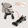 Carucior sport compact, Lionelo, Irma, Spatar ajustabil in 4 pozitii, Suport picioare reglabil, Manere rotative, Pliere tip umbrela, 6- 36 luni, Pana la 15 kg, Conform cu EN1888-1:2018, Bej - 15
