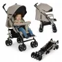 Carucior sport compact, Lionelo, Irma, Spatar ajustabil in 4 pozitii, Suport picioare reglabil, Manere rotative, Pliere tip umbrela, 6- 36 luni, Pana la 15 kg, Conform cu EN1888-1:2018, Bej - 1