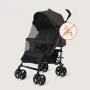 Carucior sport compact, Lionelo, Irma, Spatar ajustabil in 4 pozitii, Suport picioare reglabil, Manere rotative, Pliere tip umbrela, 6- 36 luni, Pana la 15 kg, Conform cu EN1888-1:2018, Gri inchis - 12