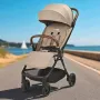 Carucior sport, FreeON, Bold, Pliabil automat, Roti cu suspensii, De la nastere pana la 22 kg, Cu spatar reglabil in 3 pozitii, Beige - 3