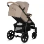 Carucior sport, Lionelo, Annet Plus, De la nastere, Cu accesorii si capotina XXL reglabila, 0 - 22 Kg, Conform cu standardele europene de securitate EN1888-1 si EN1888-2, Bej - 11