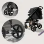 Carucior sport, Lionelo, Annet Plus, De la nastere, Cu accesorii si capotina XXL reglabila, 0 - 22 Kg, Conform cu standardele europene de securitate EN1888-1 si EN1888-2, Bej - 16