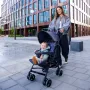 Carucior sport, Lionelo, Elia, Cu plasa de tantari, Suport de picioare reglabil, Spatar ajustabil in 4 pozitii, Capotina XXL, Pliere tip umbrela, Capacitate 15 kg, 6 luni+, EN 1888, Verde grafit - 21