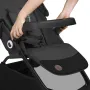 Carucior sport, Lionelo, Emma One, Cu tavita, Suport pahar, Plasa de tantari, Roti EVA, Maner reglabil, Pana la 22 kg, 6 luni+, Conform cu EN1888-1, Gri - 19