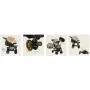 Carucior sport, Lionelo, Emma Plus, Cu tavita, 2 Suporturi pentru pahar, Geanta accesorii, Conform cu standardul european de securitate EN1888-1, Bej - 23