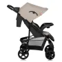Carucior sport, Lionelo, Emma Plus, Cu tavita, 2 Suporturi pentru pahar, Geanta accesorii, Conform cu standardul european de securitate EN1888-1, Bej - 3
