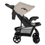 Carucior sport, Lionelo, Emma Plus, Cu tavita, 2 Suporturi pentru pahar, Geanta accesorii, Conform cu standardul european de securitate EN1888-1, Bej - 4