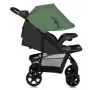 Carucior sport, Lionelo, Emma Plus, Cu tavita, 2 Suporturi pentru pahar, Geanta accesorii, Conform cu standardul european de securitate EN1888-1, Verde - 5