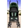 Carucior sport, FreeON, Simple, Spatar si suport picioare reglabile, Capotina cu fereastra, EN 1888-1:2018 si A1:A1:2022, Black/Green - 7