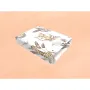 Cearceaf cu elastic, MimiNu, Pentru patut co-sleeper, Leonie, Dimensiune 83 x 50 cm, Din bumbac certificat Oeko Tex Standard 100, Savanna - 2