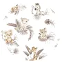 Cearceaf cu elastic, MimiNu, Pentru patut co-sleeper, Leonie, Dimensiune 83 x 50 cm, Din bumbac certificat Oeko Tex Standard 100, Savanna - 3