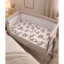 Cearceaf cu elastic, MimiNu, Pentru patut co-sleeper, Leonie, Dimensiune 83 x 50 cm, Din bumbac certificat Oeko Tex Standard 100, Savanna - 4