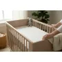 Cearceaf cu elastic, MimiNu, Premium, Pentru pat 160x80 cm, Din bumbac certificat Oeko Tex Standard 100, Meadow - 6