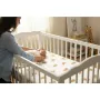 Cearceaf cu elastic, Qmini, Pentru patut 120X60 cm, Din bumbac certificat Oeko Tex Standard 100, Teddy Toys - 2