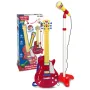 Chitara electronica, Bontempi, Rock, Cu microfon de scena, Cu stativ reglabil, 6 corzi si 5 piese rock demo, Include curea de umar, 20x56x4 cm chitara, 22,5x22,5x11,2 cm microfon+stativ, 36 luni+, Red/Yellow - 1