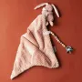 Clema pentru suzeta, Nattou, 100% silicon fara BPA, Cu sistem de prindere la suzeta, Cu margele, 30x7x18 cm, Roz - 5