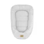 Cosulet bebelus, Qmini, Pentru dormit, Baby Nest 55 x 75 cm, Husa 100% muselina dubla, Material certificat Oeko Tex Standard 100, Gray - 1