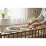 Cosulet bebelus, Qmini, Pentru dormit, Baby Nest 55 x 75 cm, Husa 100% muselina dubla, Material certificat Oeko Tex Standard 100, Gray - 2