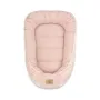 Cosulet bebelus, Qmini, Pentru dormit, Baby Nest 55 x 75 cm, Husa 100% muselina dubla, Material certificat Oeko Tex Standard 100, Powder Pink - 1