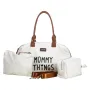 Geanta mamici, FreeON, Mommy things, Spatioasa si practica, Cu multiple buzunare, Include si 2 genti mai mici, Beige - 1