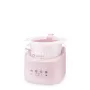 Incalzitor biberoane si sterilizator, Lionelo, ThermUp 4.0, Recipient detasabil, 400 W, 6 moduri de functionare, Functie sterilizare si decongelare, Termostat integrat, Lumina de noapte, Panou tactil, Oprire automata, Placa din otel inoxidabil, Roz - 4
