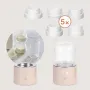Incalzitor portabil, Lionelo, ThermUp Swift, Portabil, Incalzire in 3 minute, Mentinerea temperaturii, 60 W, USB-C, 4 setari de temperatura: 37-50°C, Recipient 180 ml inclus, Rose Gold - 6