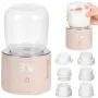 Incalzitor portabil, Lionelo, ThermUp Swift, Portabil, Incalzire in 3 minute, Mentinerea temperaturii, 60 W, USB-C, 4 setari de temperatura: 37-50°C, Recipient 180 ml inclus, Rose Gold - 3