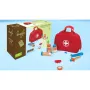 Joueco - Jucarie Set doctor, Din lemn certificat FSC, 25x18 cm, 24 luni+, 8 piese, Multicolor - 3