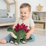 Jucarie din plus, Baby Mix, Dinozaur, Dezvolta imaginatia si jocul creativ, 38 cm, 0 luni+, Stegosaurus - 2