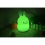 Lampa de veghe, FreeON, Silicon moale, Cu telecomanda si cablu USB, Cu 9 culori diferite si cronometru, Rabbit - 9