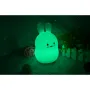 Lampa de veghe, FreeON, Silicon moale, Cu telecomanda si cablu USB, Cu 9 culori diferite si cronometru, Rabbit - 10