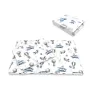 Lenjerie patut cu 5 piese, MimiNu, Cu cearceaf 120x60 cm, Pilota, Pernuta, 2 aparatori, Din bumbac certificat Oeko Tex Standard 100, Blue Plane - 6