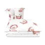 Lenjerie patut cu 3 piese, MimiNu, Pentru patut 120x60 cm, Cu protectie laterala, Din bumbac, Din bumbac certificat Oeko Tex Standard 100, Design, Betty - 1