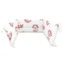 Lenjerie patut cu 3 piese, MimiNu, Pentru patut 120x60 cm, Cu protectie laterala, Din bumbac, Din bumbac certificat Oeko Tex Standard 100, Design, Betty - 4