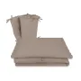 Lenjerie patut cu 3 piese, MimiNu, Pentru patut 120x60 cm, Cu volanase, Cu protectie laterala, Din bumbac certificat Oeko Tex Standard 100, Colectia Royal, Mocha