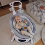 Balansoar, Lionelo, Bella, Multifunctional, Electric, Scaun reglabil, Ecran tactil si telecomanda, 6 miscari unice, 5 viteze, Cu melodii, Gri - 32