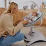 Balansoar, Lionelo, Bella, Multifunctional, Electric, Scaun reglabil, Ecran tactil si telecomanda, 6 miscari unice, 5 viteze, Cu melodii, Gri - 36