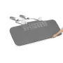 Protectie laterala pat, Lionelo, Lora, Pliabila, Sistem de blocare StandSafe, Geanta de transport inclusa, 105 x 45 cm, Gri - 7