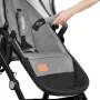 Carucior 3 in 1, Lionelo, Bianka, Transformabil, Cadru aluminiu, Cu landou si salteluta moale, Cu scoica auto, Cu multiple accesorii, Sustine 22 kg, 0 luni+, EN1466:2014+AC:2015, EN1888, Gri - 8
