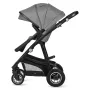 Carucior 3 in 1, Lionelo, Bianka, Transformabil, Cadru aluminiu, Cu landou si salteluta moale, Cu scoica auto, Cu multiple accesorii, Sustine 22 kg, 0 luni+, EN1466:2014+AC:2015, EN1888, Gri - 20