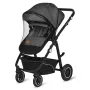 Carucior 3 in 1, Lionelo, Bianka, Transformabil, Cadru aluminiu, Cu landou si salteluta moale, Cu scoica auto, Cu multiple accesorii, Sustine 22 kg, 0 luni+, EN1466:2014+AC:2015, EN1888, Gri - 6
