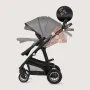 Carucior 3 in 1, Lionelo, Bianka, Transformabil, Cadru aluminiu, Cu landou si salteluta moale, Cu scoica auto, Cu multiple accesorii, Sustine 22 kg, 0 luni+, EN1466:2014+AC:2015, EN1888, Gri - 38