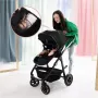 Carucior 3 in 1, Lionelo, Bianka, Transformabil, Cadru aluminiu, Cu landou si salteluta moale, Cu scoica auto, Cu multiple accesorii, Sustine 22 kg, 0 luni+, EN1466:2014+AC:2015, EN1888, Gri - 39