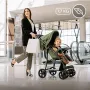 Carucior sport, Lionelo, Emma Plus, Cu tavita, 2 Suporturi pentru pahar, Geanta accesorii, Conform cu standardul european de securitate EN1888-1, Forest Green - 21