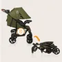 Carucior sport, Lionelo, Emma Plus, Cu tavita, 2 Suporturi pentru pahar, Geanta accesorii, Conform cu standardul european de securitate EN1888-1, Forest Green - 22