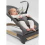 Fotoliu balansoar, Lionelo June AIR, Cu arcada cu jucarii, Ergonomic, Permite circulatia aerului, Balansare manuala, Pliabil, 0 luni+, Gri - 6