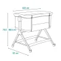 Patut co-sleeper, Lionelo, Leonie, Plus, Pliabil, Cu sistem de leganare, Cu setare unghiulara, Reglabil in 6 pozitii pe inaltime, Conform cu standardele europeane de securitate EN1130 si EN16890, Gri - 47