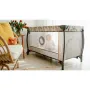 Patut pliant, Lionelo, Sven Plus, 120x60 cm, Cu doua nivele, Cu arcada jucarii, masuta de infasat, vibratii, melodii, conform cu standardele europeane de securitate EN716 si EN12221, Turcoaz/Gri - 28