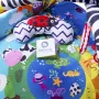 Salteluta interactiva, Lionelo, Anika,  Cu jucarii, Oglinda, Perna, Conform cu standardul european de securitate EN71, Multicolor - 16