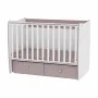 Lorelli - Pat lemn balansoar 60/120 Matrix White/Cappuccino - 1